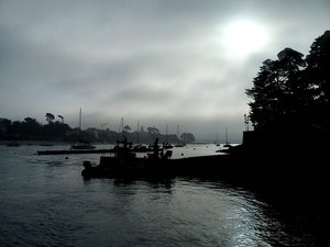 Tombé du jour sur l'Odet - Bretagne